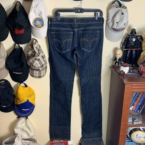 Diesel Liv Wide Legged Stacked Jeans 31W/32L